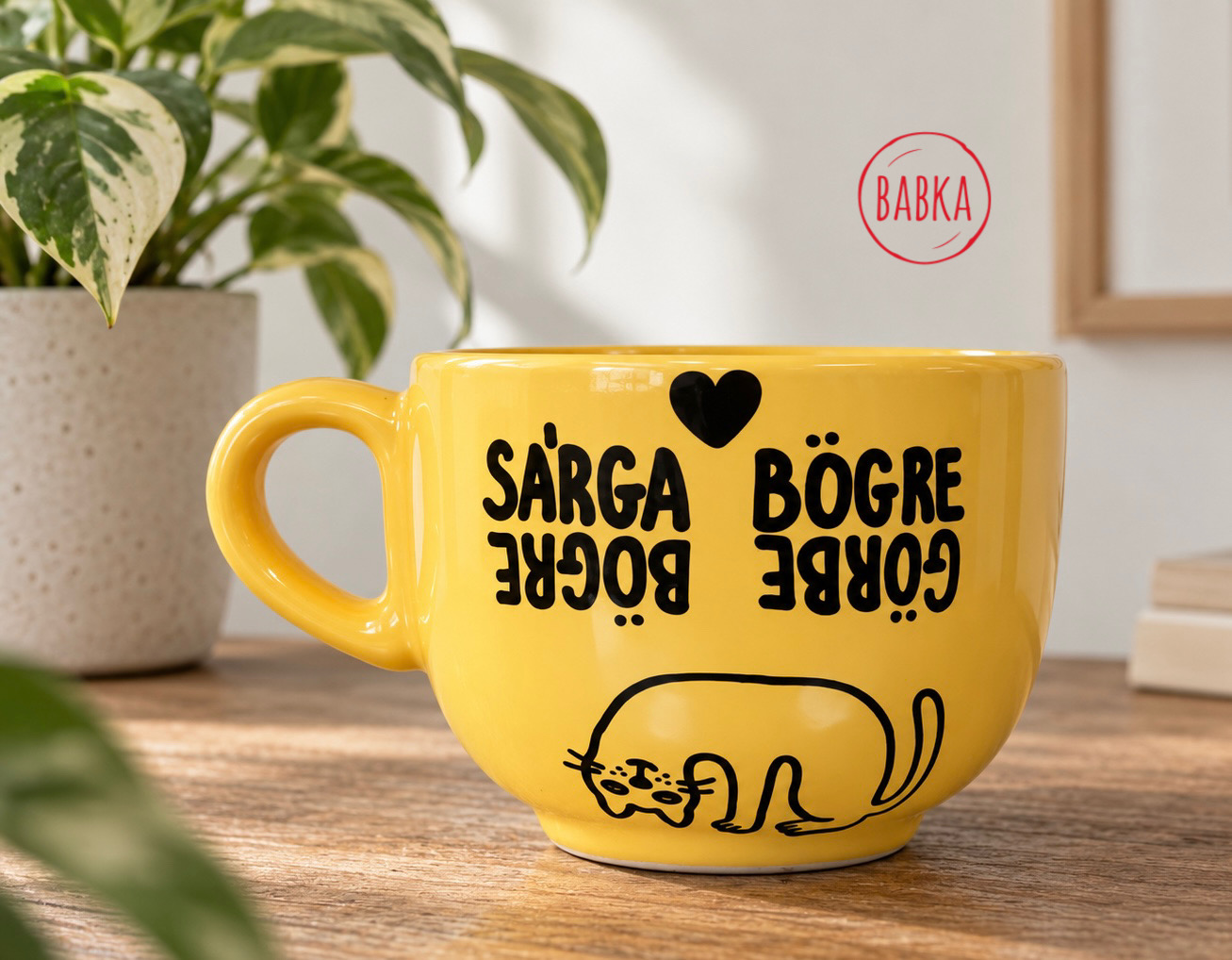 Sárga bögre