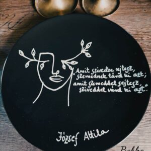 József Attila verses tányér