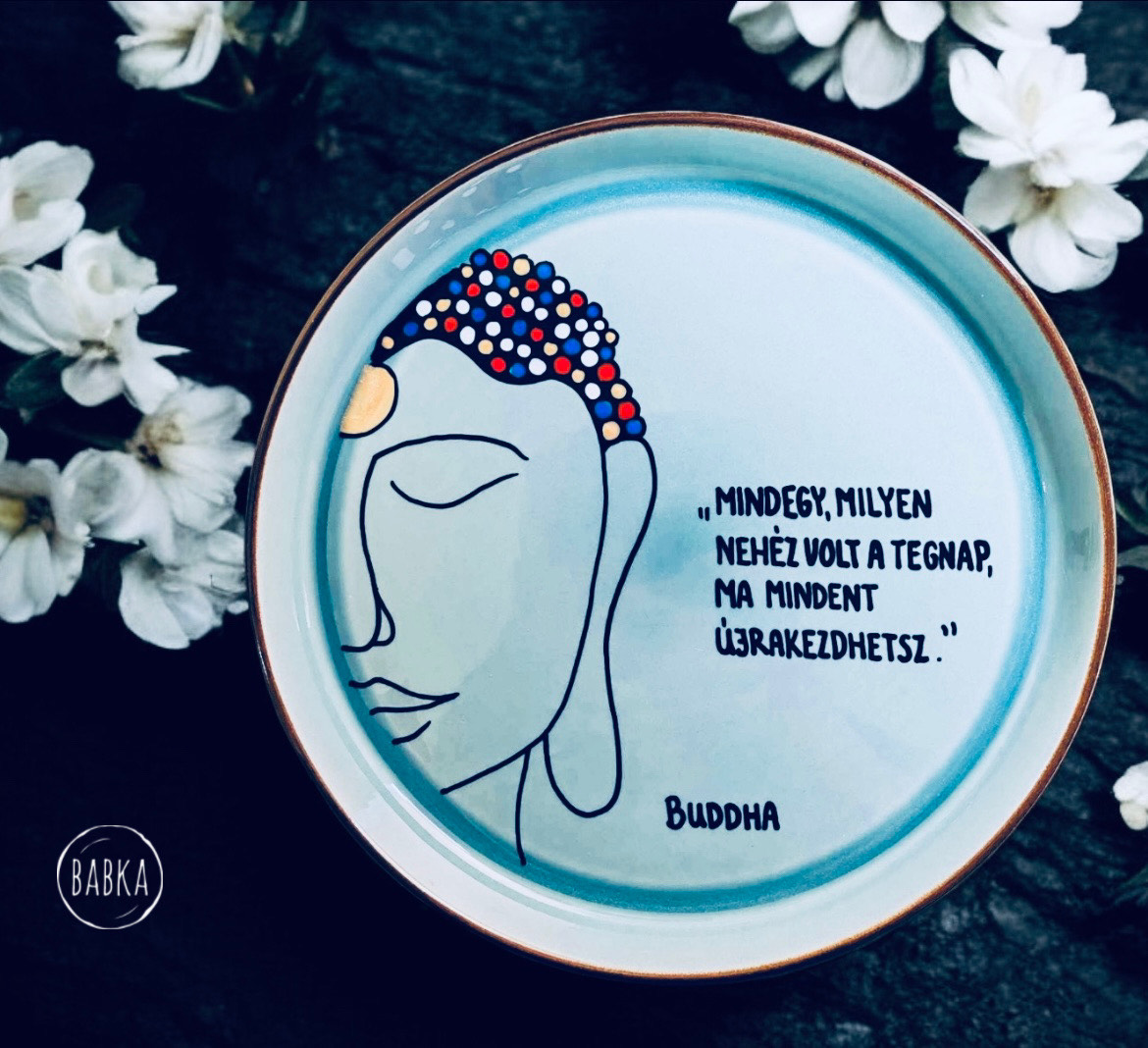 Buddha pogácsás tál
