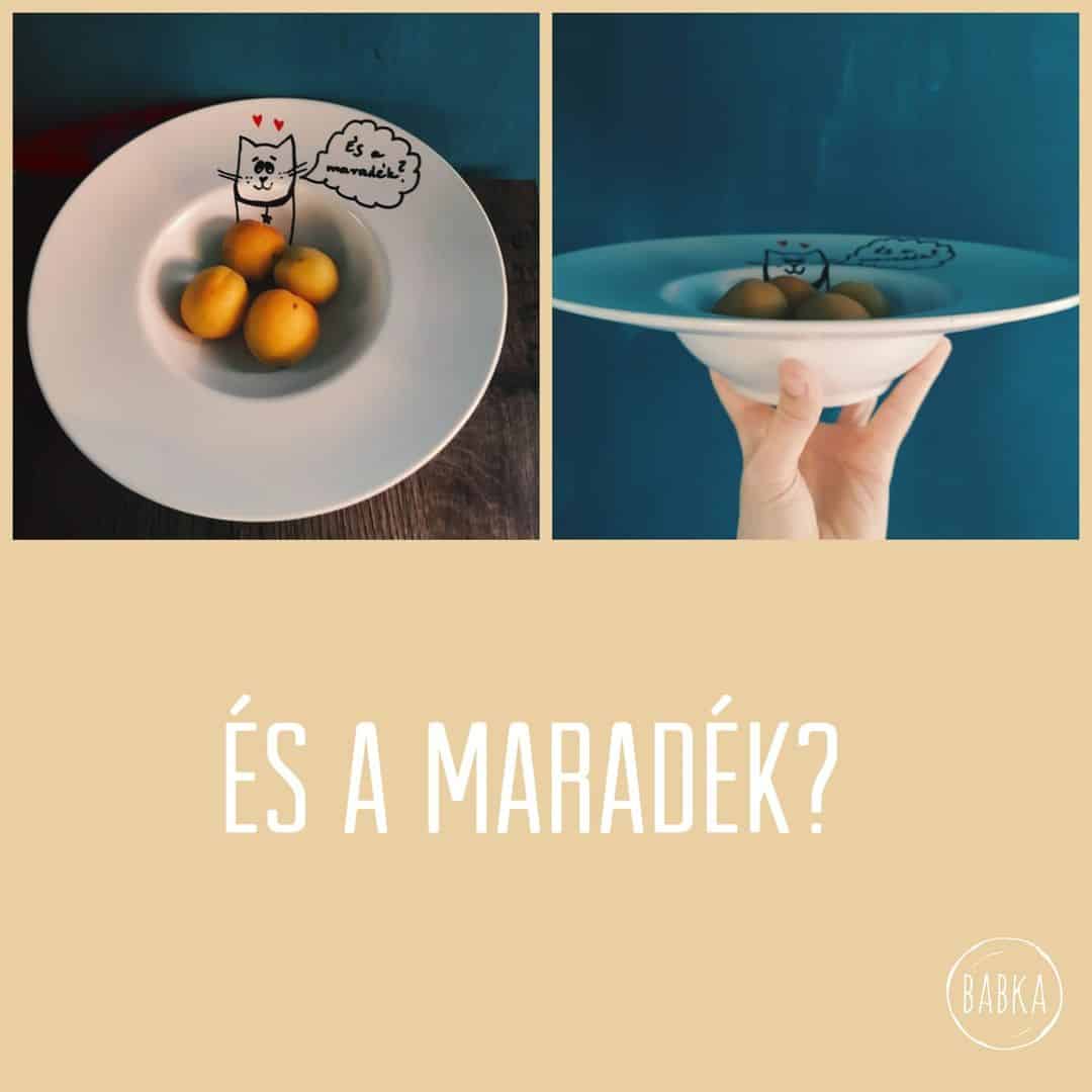 Tésztás tányér
