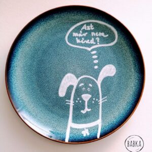 Kutyás tányér - Kicsi (21,5cm)