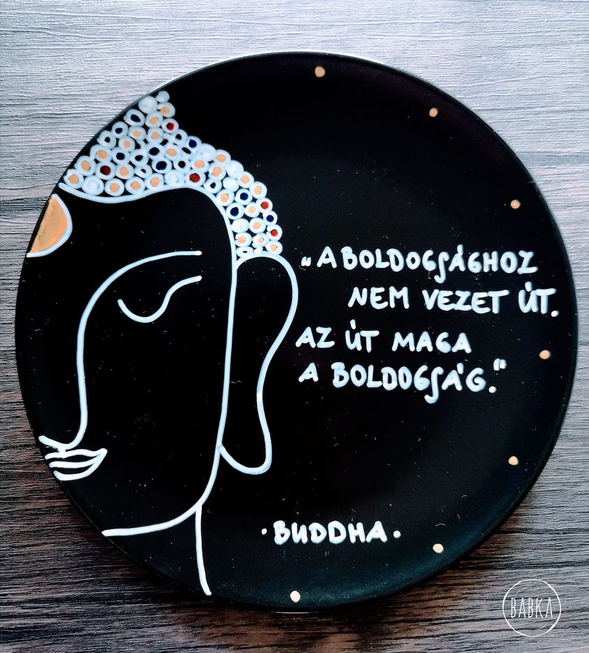 Buddha tányér - Boldogság