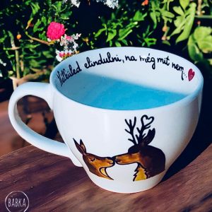 Nélküled elindulni? (csésze) (tejeskávés)