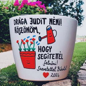 Ballagási kaspó (személyre szabható)