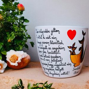 Ballagási kaspó (személyre szabható)