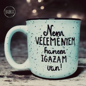 Igazam van (bögre)