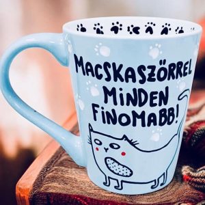 Macskaszőrrel minden finomabb (bögre)