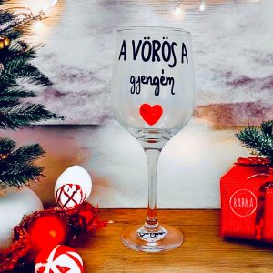 A vörös a gyengém (boros)