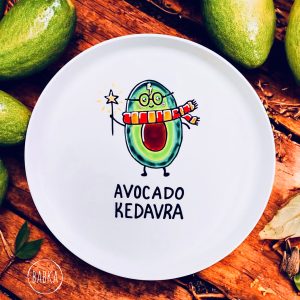 Avocado kedavra (tányér)
