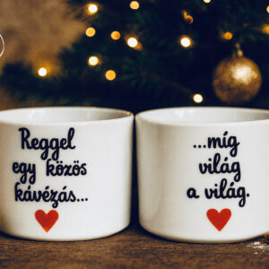 Míg világ a világ (páros csésze)