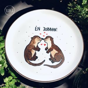 Vidraszerelem ( Én jobban!) - tányér