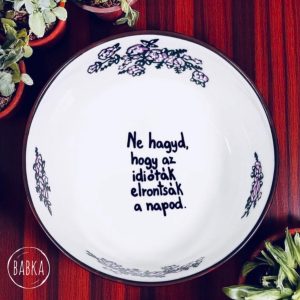 Ne hagyd! (kulcs vagy ékszertartó tálka)
