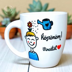 Ovis/bölcsis (búcsúzó) bögre (fiú) (személyre szabható)