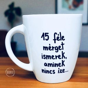15 féle méreg bögre