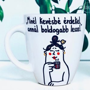 Minél kevésbé érdekel (bögre)