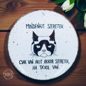 Mindenkit szeretek - tányér