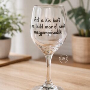 "Janka néni" boros (Megpimpósodik)