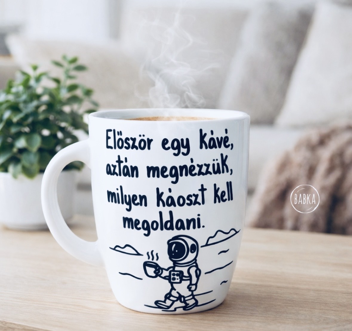 "Káosz" bögre